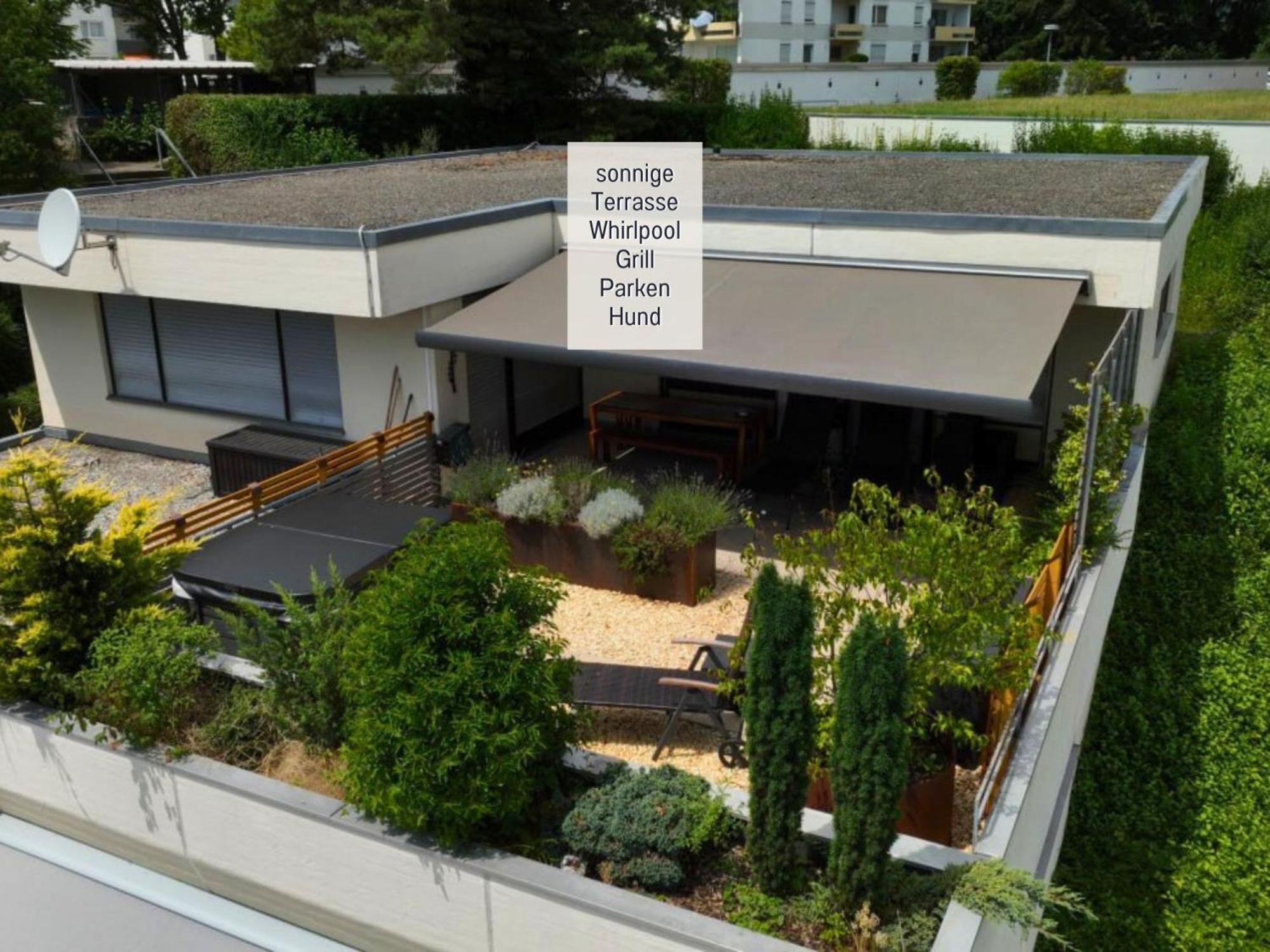 Sonnenterrasse - 3 Schlafzimmer, Whirlpool & Alpenblick - Perfekt Fuer Romantik Oder Familienurlaub Mit Kind , Hund Willkommen By Ferienwohnenamsee - Uberlingen Exterior foto