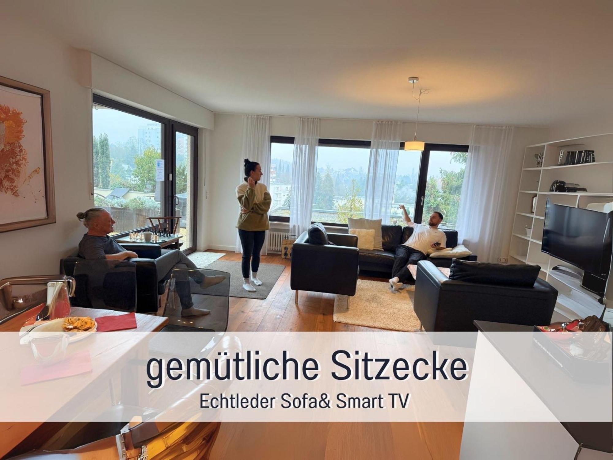 Sonnenterrasse - 3 Schlafzimmer, Whirlpool & Alpenblick - Perfekt Fuer Romantik Oder Familienurlaub Mit Kind , Hund Willkommen By Ferienwohnenamsee - Uberlingen Exterior foto