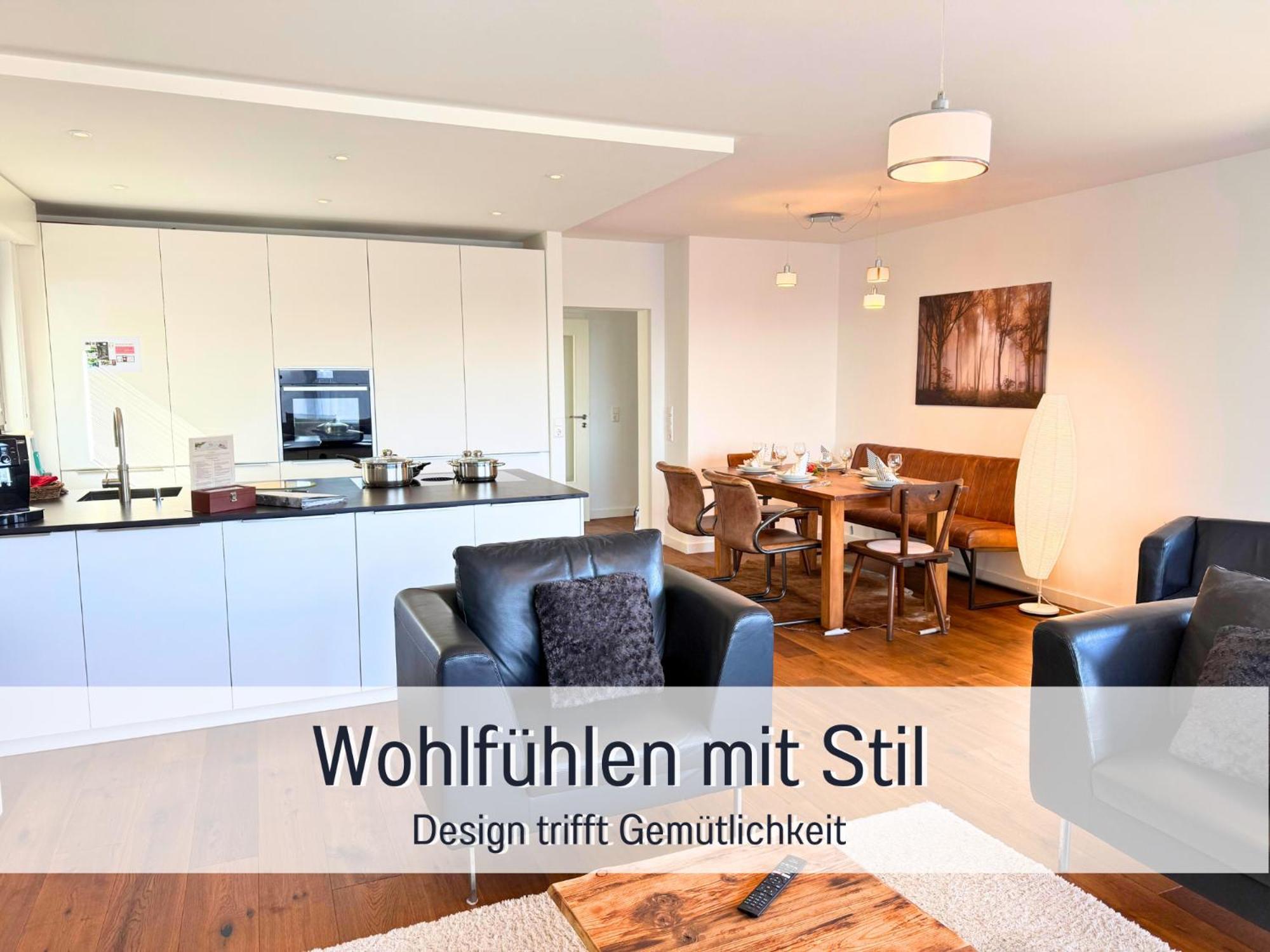 Sonnenterrasse - 3 Schlafzimmer, Whirlpool & Alpenblick - Perfekt Fuer Romantik Oder Familienurlaub Mit Kind , Hund Willkommen By Ferienwohnenamsee - Uberlingen Exterior foto